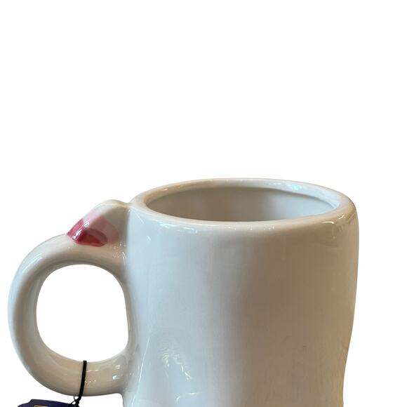 Halloween Ghost Mug With Pink Pumpkin 17oz Cute Ceramic BOO Coffee Cup NEW - Picture 6 of 12